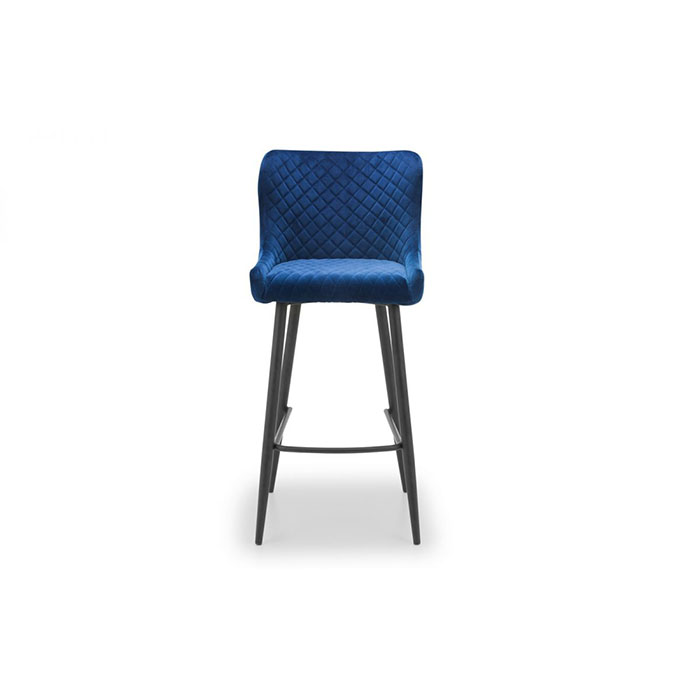 Luxe Bar Stool In Blue